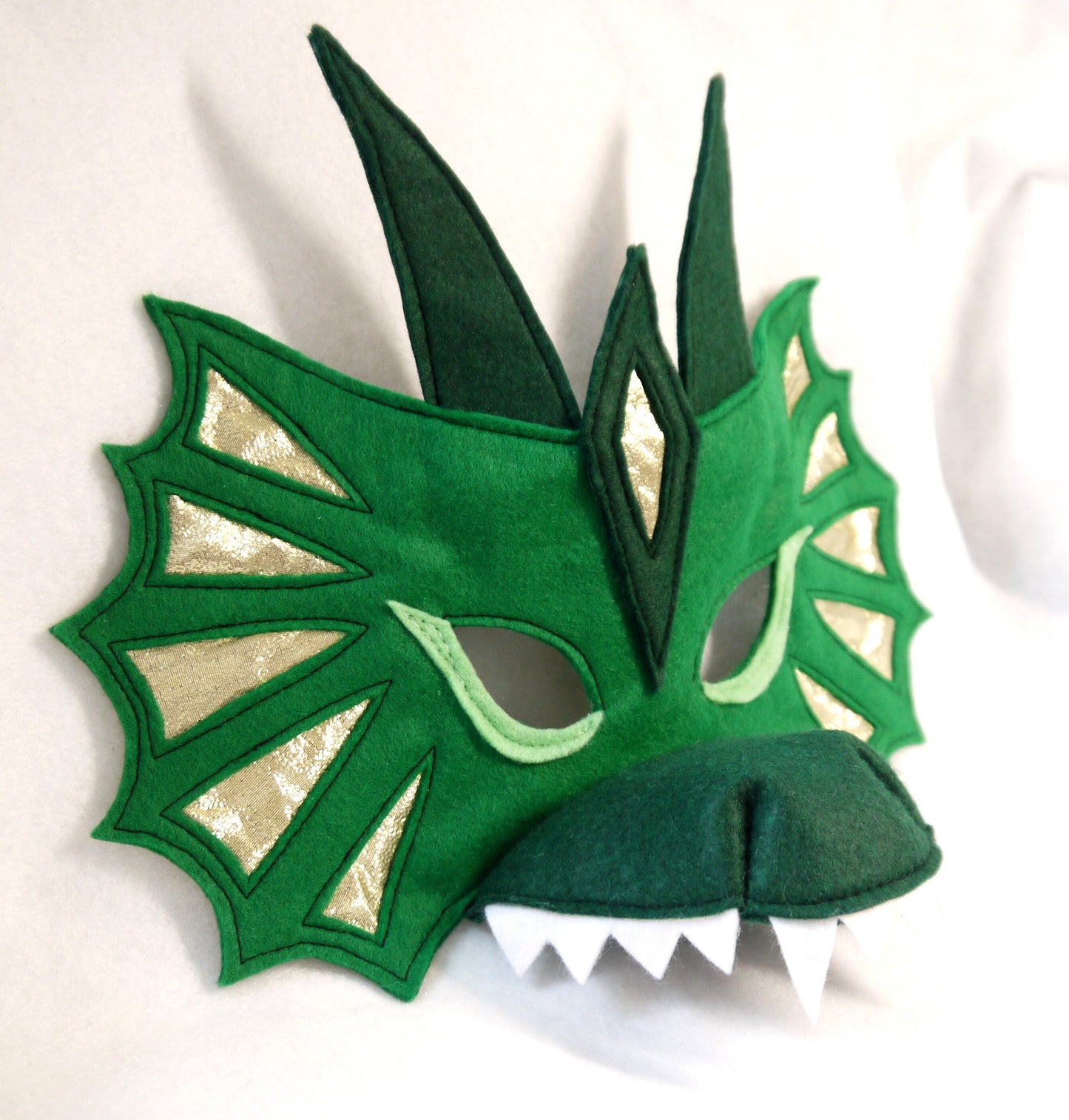 Green Dragon costume wings and mask Children's and Adult Size
