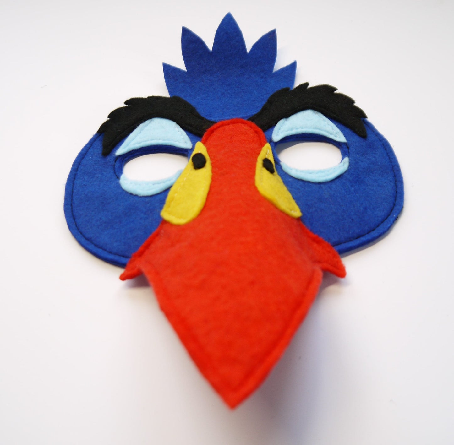 Bird costume mask, character gift kids and adult size Hornbill bird book day