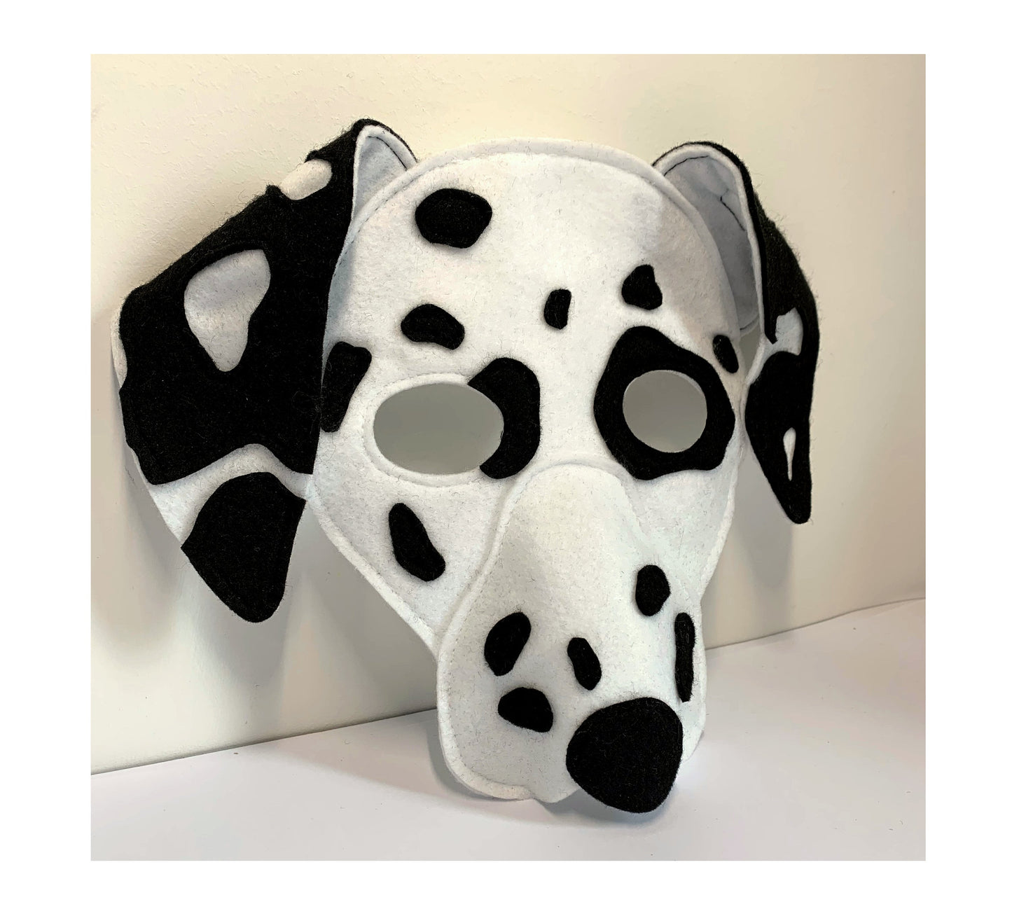 Dalmatian costume mask