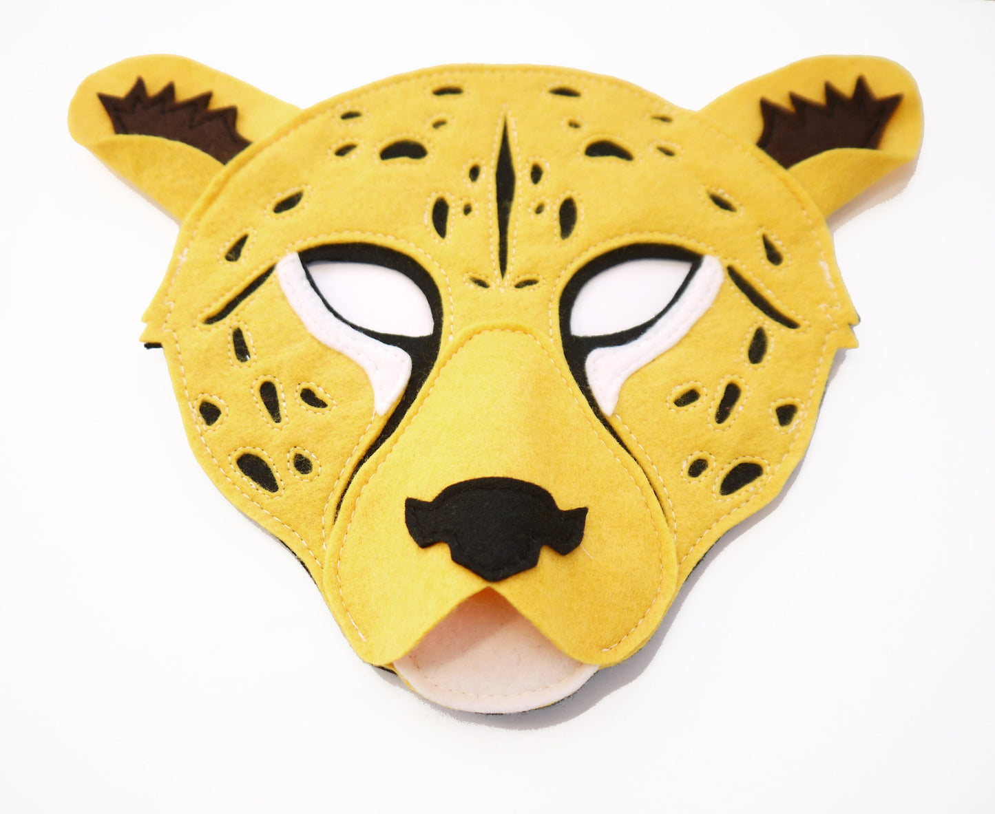 Cheetah costume mask gift children's or adults book day boys girls outfit kids adult Gift Cat