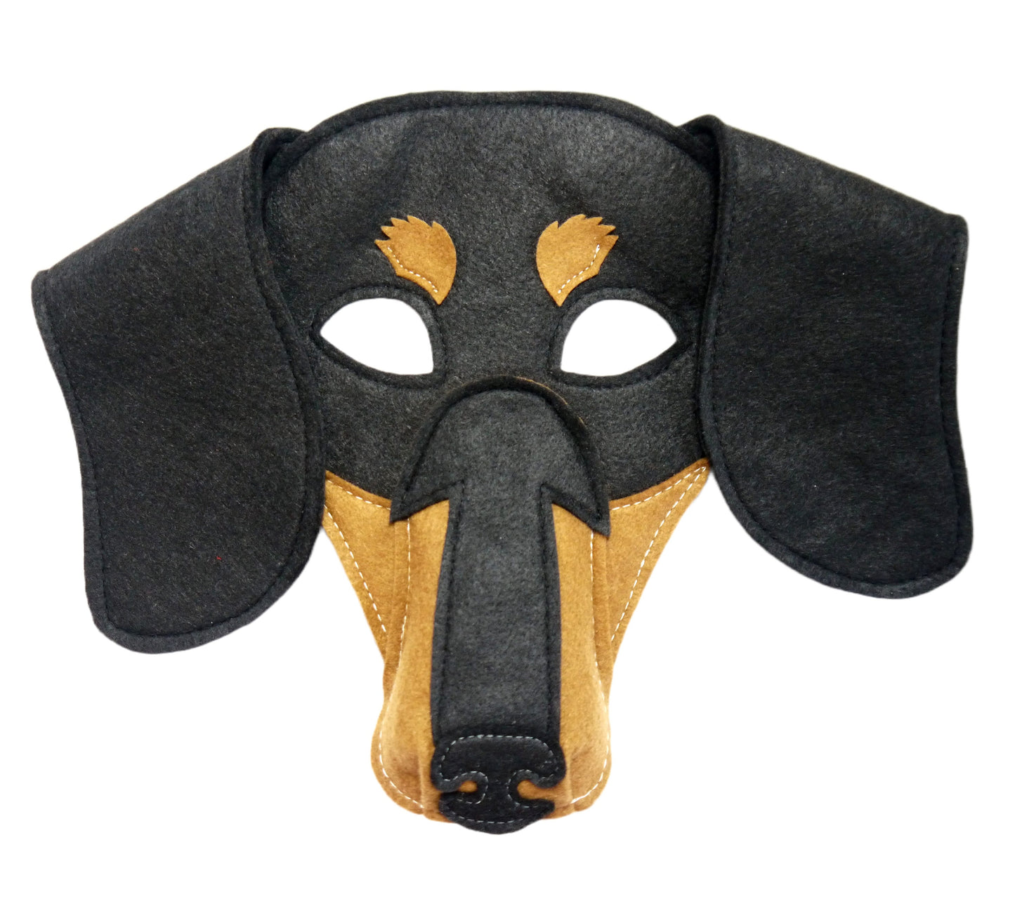 Dachshund costume mask and paws