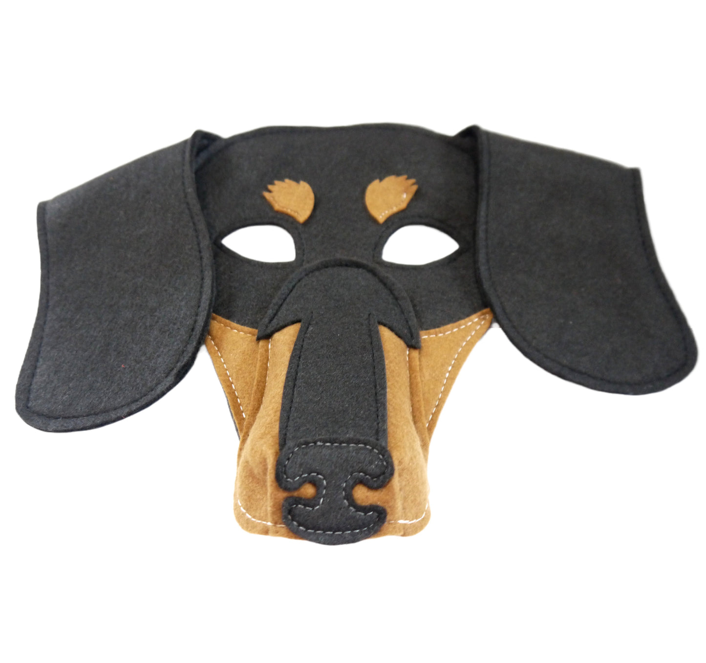 Dachshund costume mask and paws