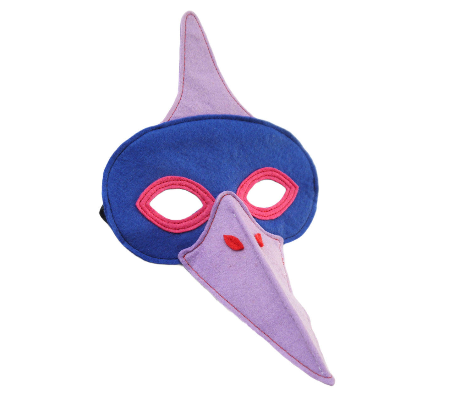 Pterodactyl dinosaur costume mask and wings