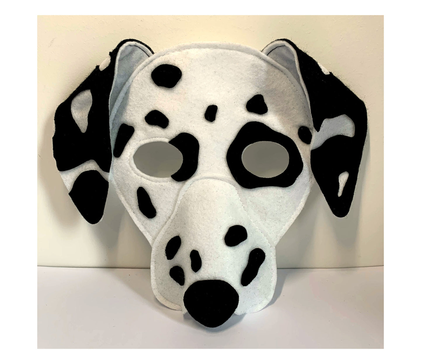 Dalmatian costume mask