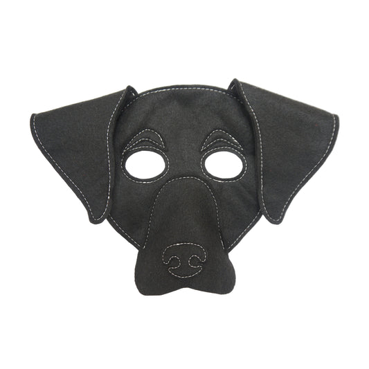 Black Labrador Dog costume Mask and paws