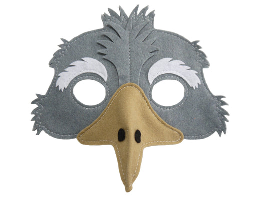 bird mask Ostrich costume play production bird mask party Child adult size, gift, Halloween, Theatre, Masked ball, Party